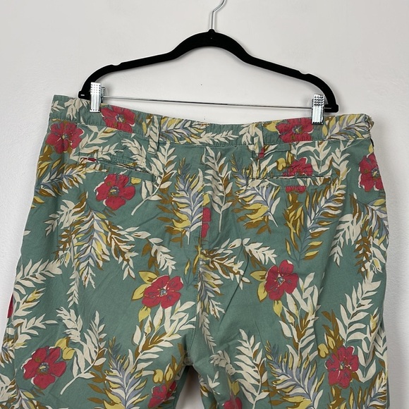 Tailor Vintage shorts mens 40 reversible stripes and floral 4 pocket multicolor - Picture 10 of 12